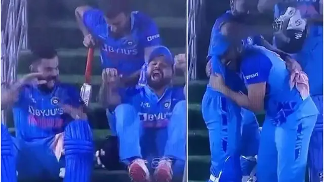 IND vs AUS 2022: देखें – विराट कोहली और रोहित शर्मा तीसरे T20I भारतीय श्रृंखला विजेता के बाद एक बच्चे के रूप में मनाते हैं