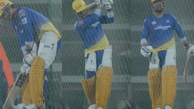 MS Dhoni ने लगाया No Look 6, बाहुबली डोले दिखाकर मचा दिया धमाल, इस बार का IPL होगा स्पेशल