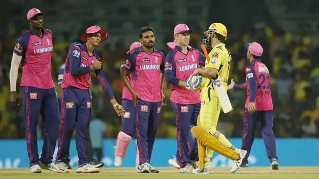 CSK vs RR मैच के बाद पॉइंट्स टेबल में हुआ बड़ा उलटफेर, RR टीम ने किया बाकि टीमों को पस्त, देखे नई लिस्ट