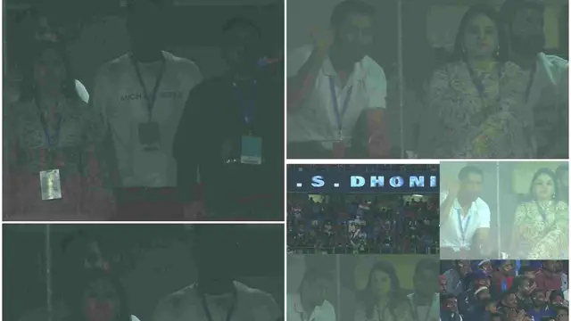 INDvsNZ: स्टेडियम में अपनी पत्नी को साथ लेकर पहुंचे धोनी, टीम की जीत के लिए बढाया हौंसला, स्टेडियम में गूंजे धोनी-धोनी के नारे